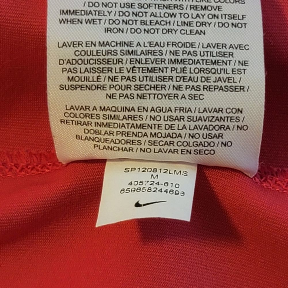 Nike pink dri-fit zip up jacket size M - Picture 7 of 7
